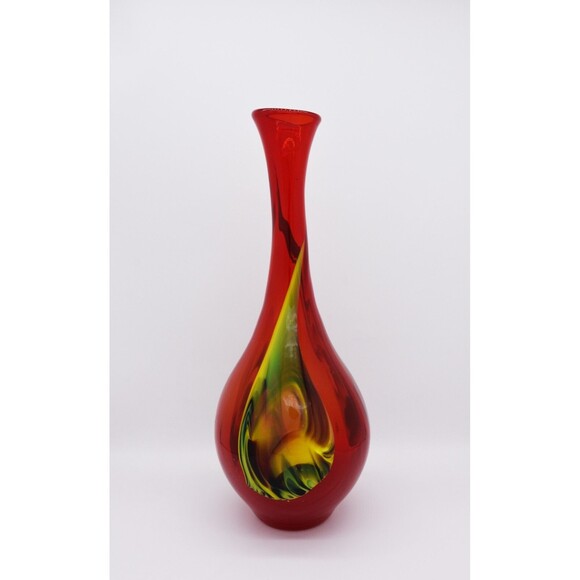 Pier 1 Other - Pier 1 Blown Glass Red Vase
